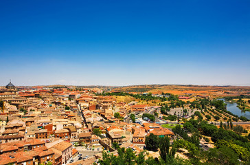 View on Toledo town. Spain