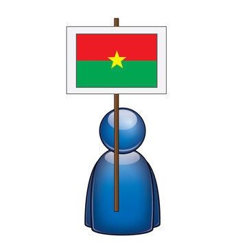 Pancarta Burkina Faso