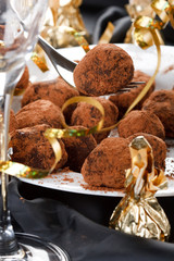 chocolate truffles.
