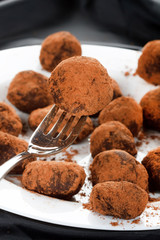 chocolate truffles.