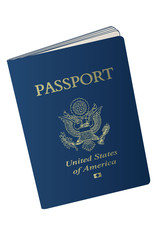 US American Passport  Vector
