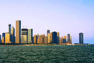 View on Chicago city