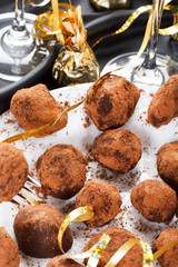 chocolate truffles.