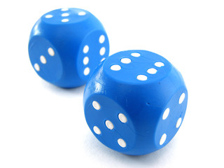 blue dices