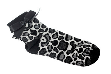 Leopard Print Female Socks
