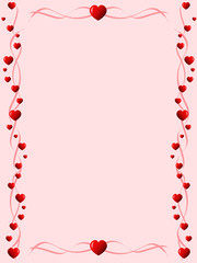 heart lines frame