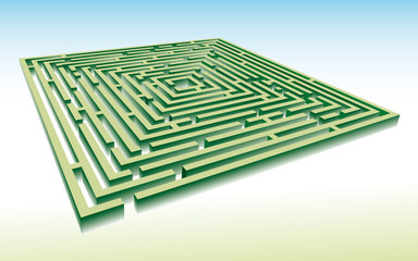 green maze in perspective [CMYK]