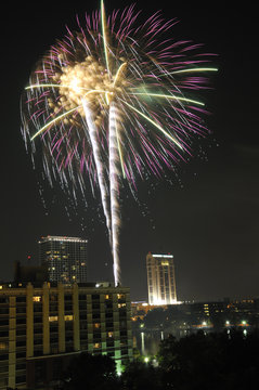 Downtown Orlando Fireworks