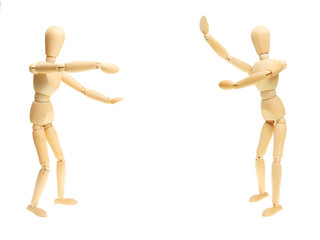 Two artist's mannequins