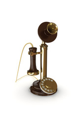 Telephone? - isolated on white