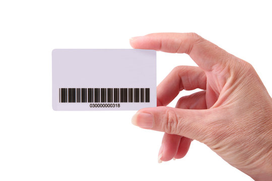 blank card on hand
