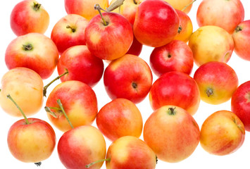 Fresh natural apples background