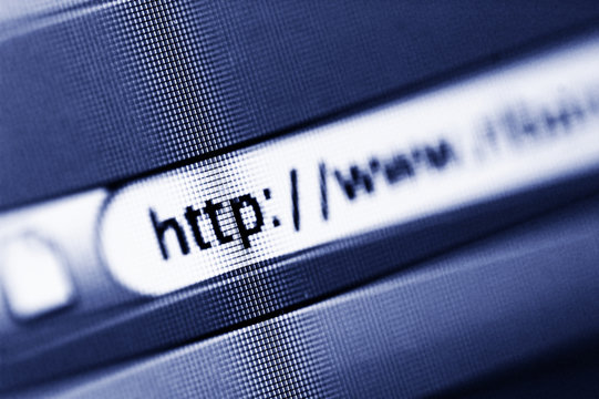 typing internet address