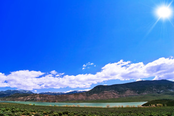 Naklejka premium Landscape of Utah state. USA