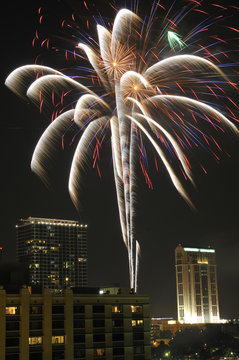 Downtown Orlando Fireworks