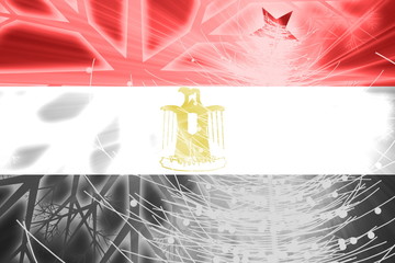 Flag of Egypt christmas holidays