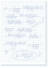 Mathematical formulas
