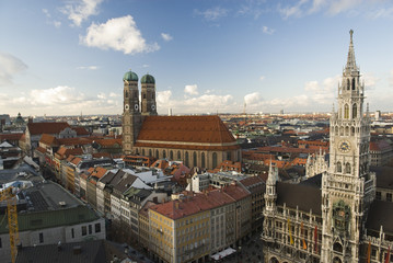 Fototapeta na wymiar Widok ogólny Monachium
