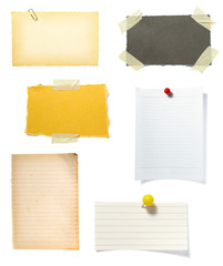 note papers