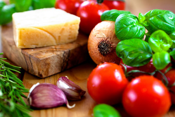 Ingredients for Italian Dish