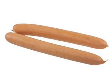 freigestellte Wiener Würstchen