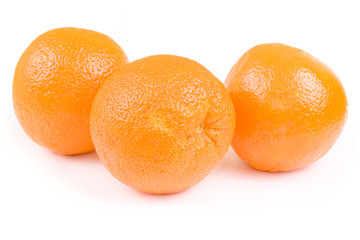 Isolated oranges