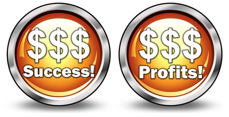 Glossy 3D Style Buttons 