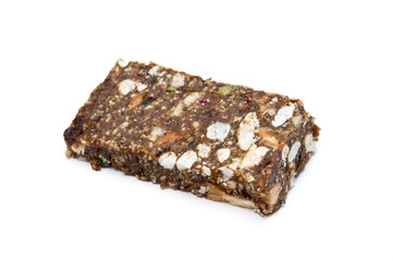 Chocolate bar with cookie crumbs