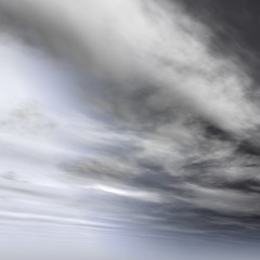 3d blue sky background with white clouds