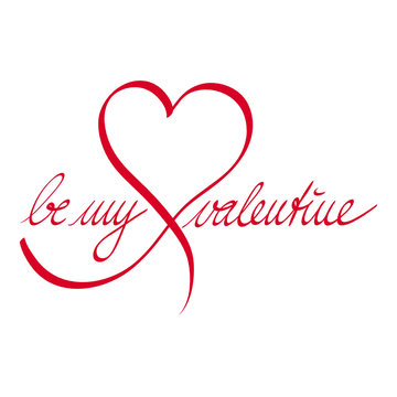 Be my valentine-Herz