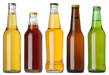 Gordijnen Blank beer bottles © sumnersgraphicsinc