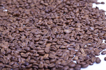 Hintergrund aus Kaffeebohnen