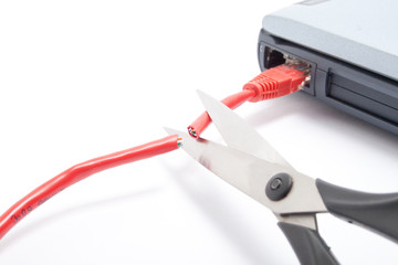 Kabel am Laptop trennen