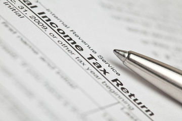 Filling federal individual tax return forms