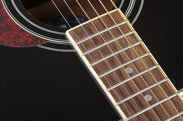 black guitar