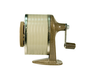 pencil sharpener isolated with clipping path