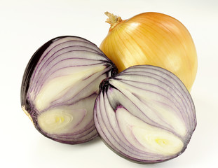 red and yellow onions