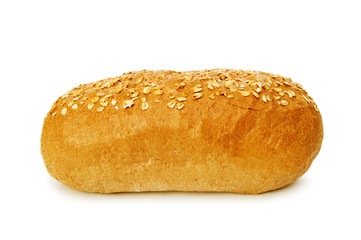 Fresh bread isolated on the white background