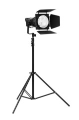 Studio lighting isolated on the white background