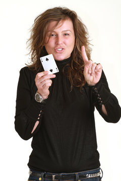 ragazza che da il due di picche 4