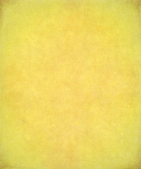 yellow painted paper or canvas background