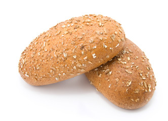 Bread isolated on a white background