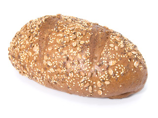 Fresh bread baked with seeds