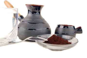 Clay coffee maker