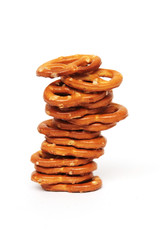 Brezeln auf einem Stapel