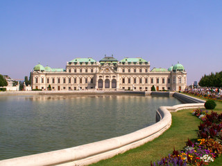 Fototapeta premium palace Belvedere in Vienna