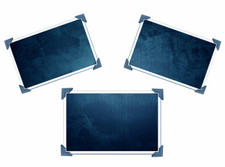 Obraz premium Three Photo frames with texture