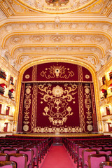 Auditorium and curtain