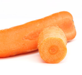 Carrot on white