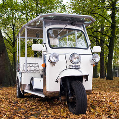 Solar powered tuc tuc